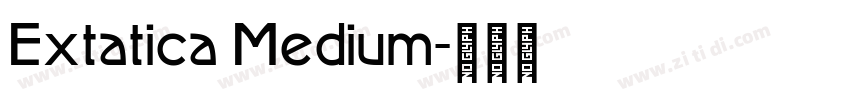 Extatica Medium字体转换